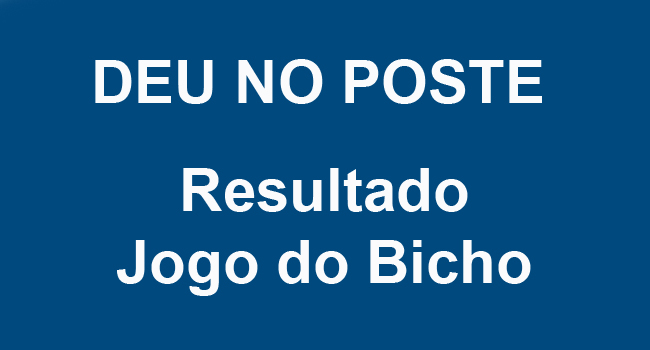 resultado jogo bicho rio